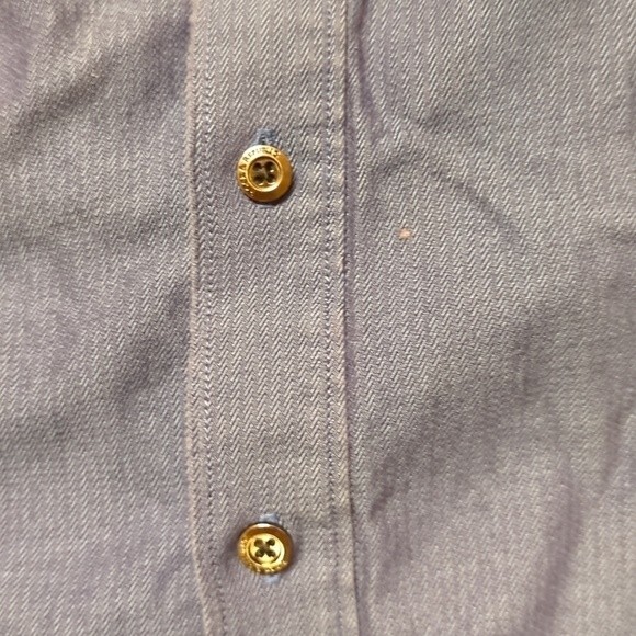 Rock & Republic Shirt Womens Button Up Small Navy Blue Long Sleeve Collared - Picture 7 of 8